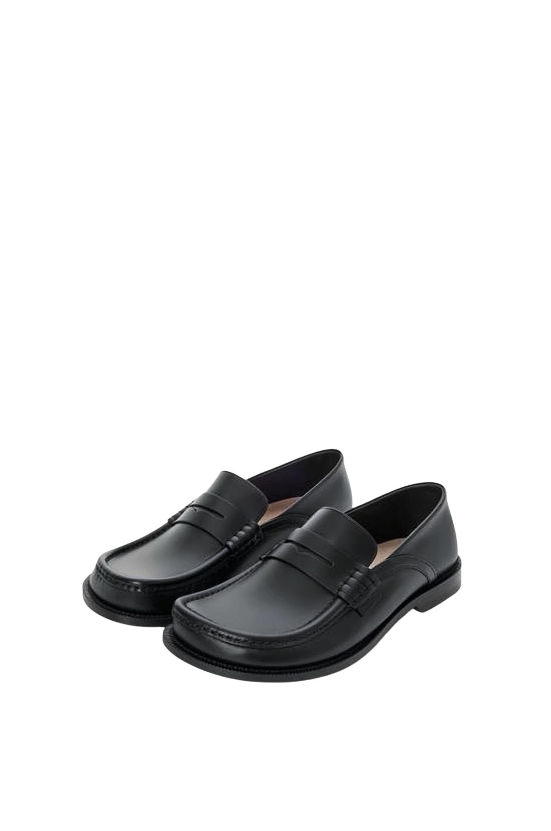 Sleek Calf Leather Loafers