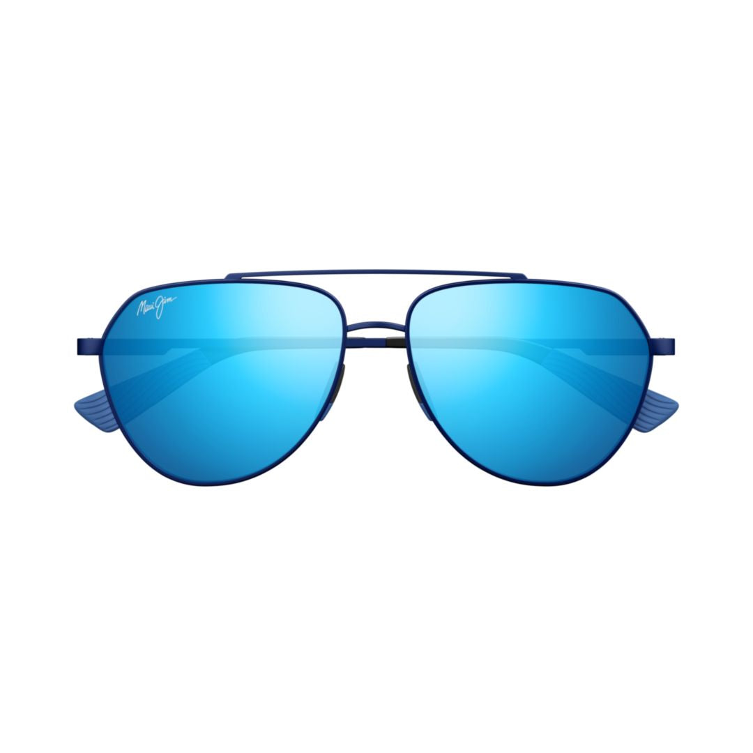Waiwai Teardrop-Shaped Sunglasses with Double Bridge Design