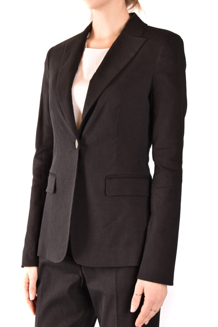 Farida Silk-Blend Tailored Shirt With Notched Lapel