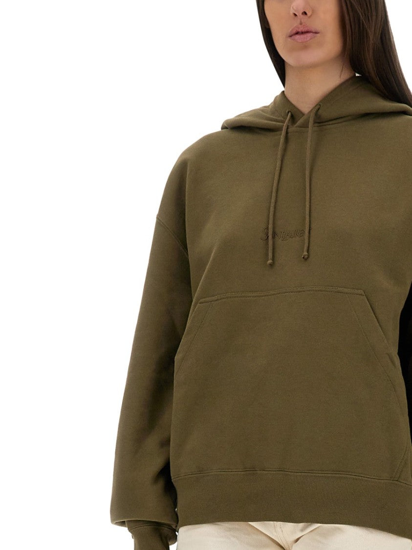 Hooded Sweatshirt With Logo Detailing