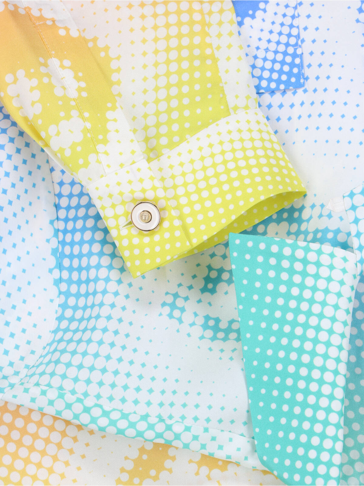 "Halftone Logo" Shirt Multicolor