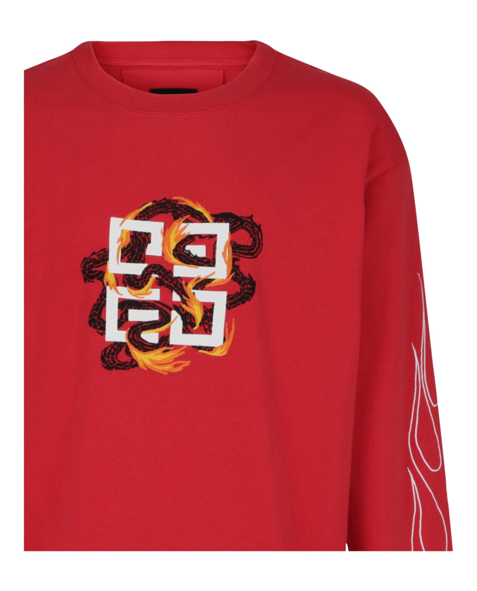 Boxy Fit 4g Dragon Long Sleeve Sweatshirt