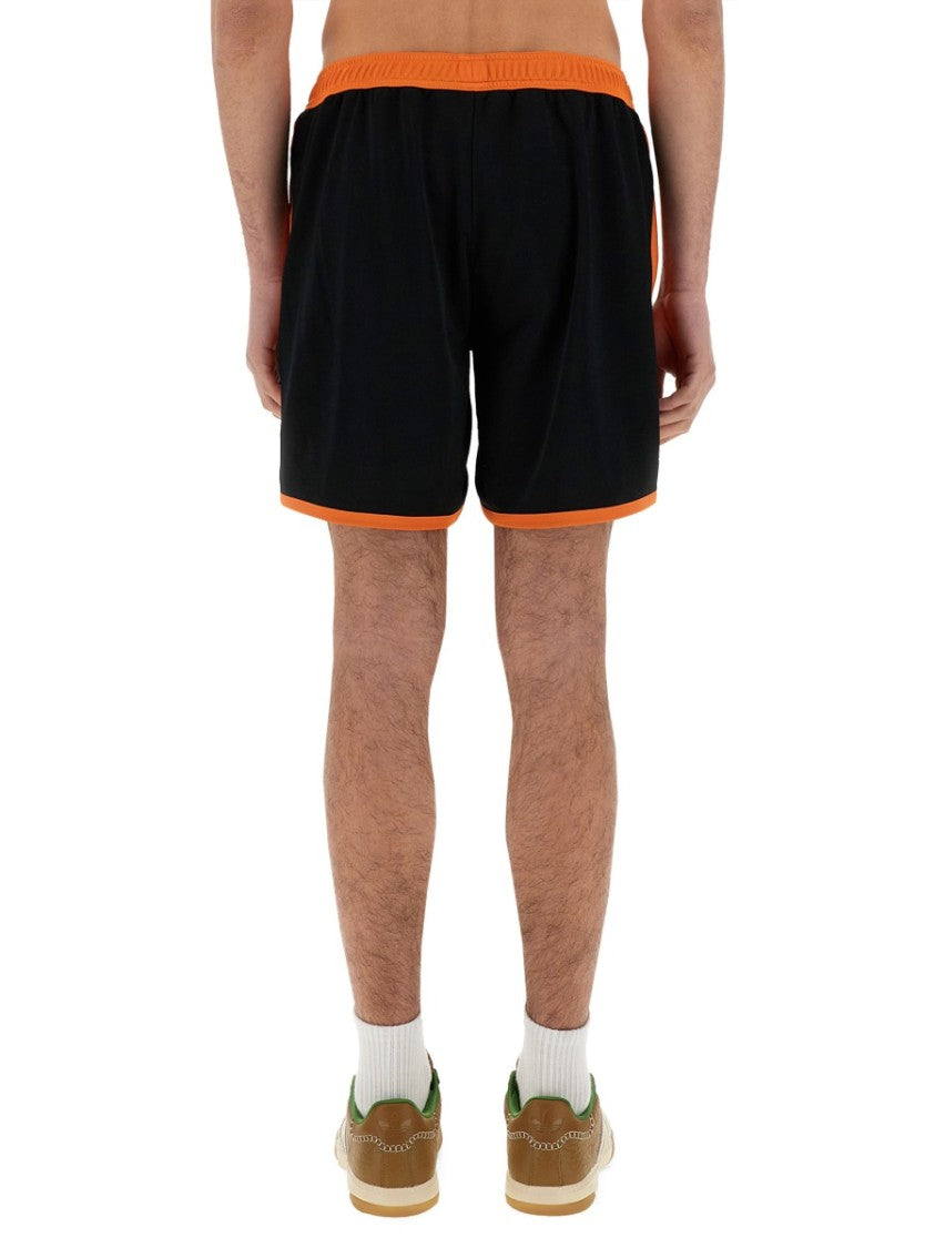 Contrast Panel Jersey Shorts
