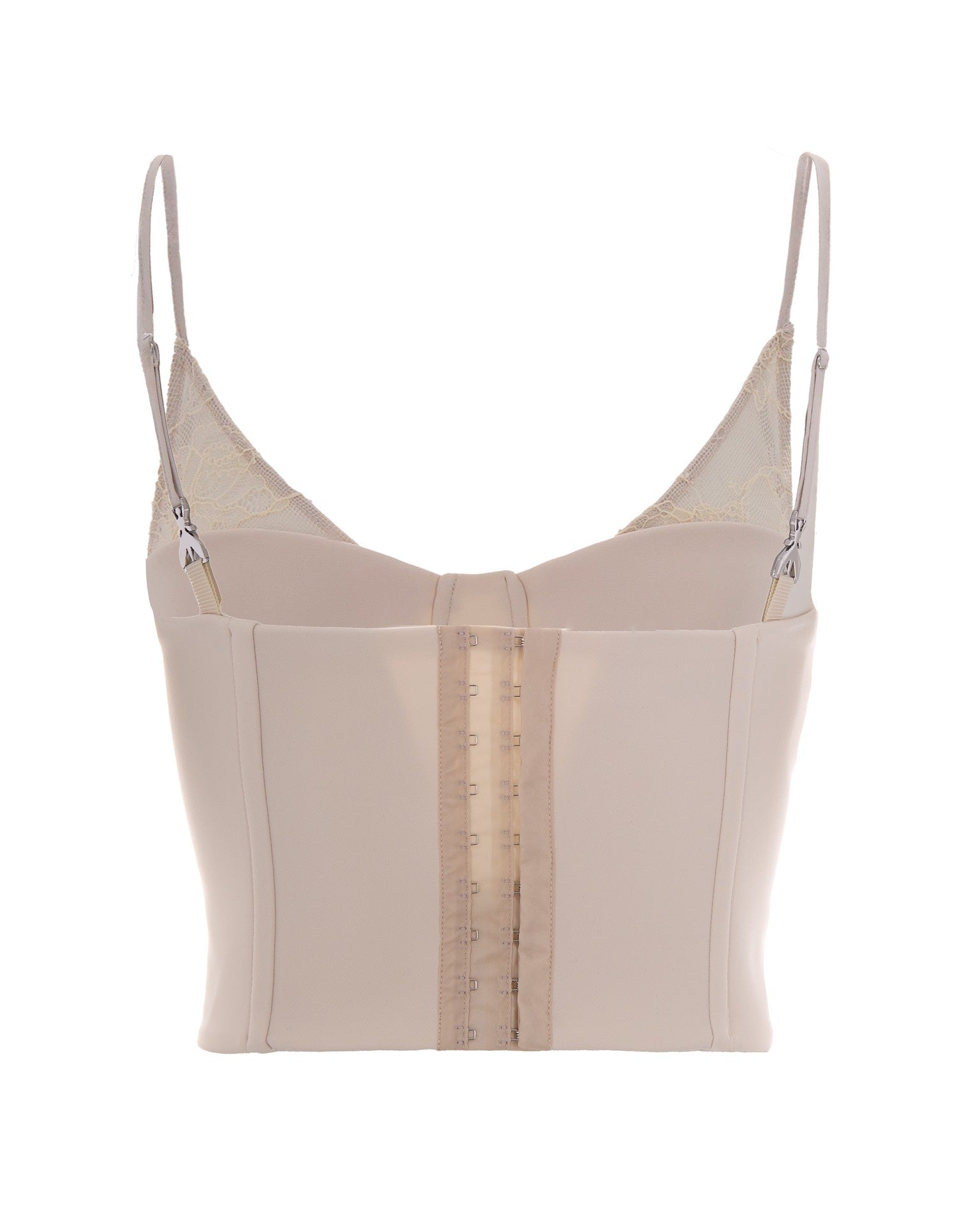 Warm Ivory Lace Corset