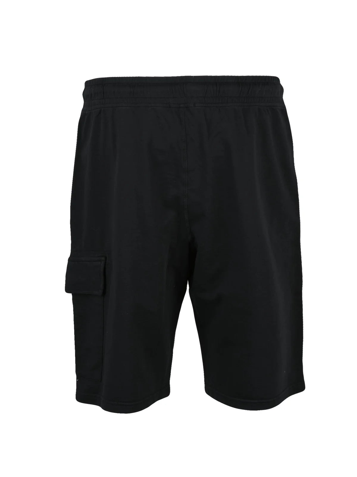 Black Cotton Sweatshorts
