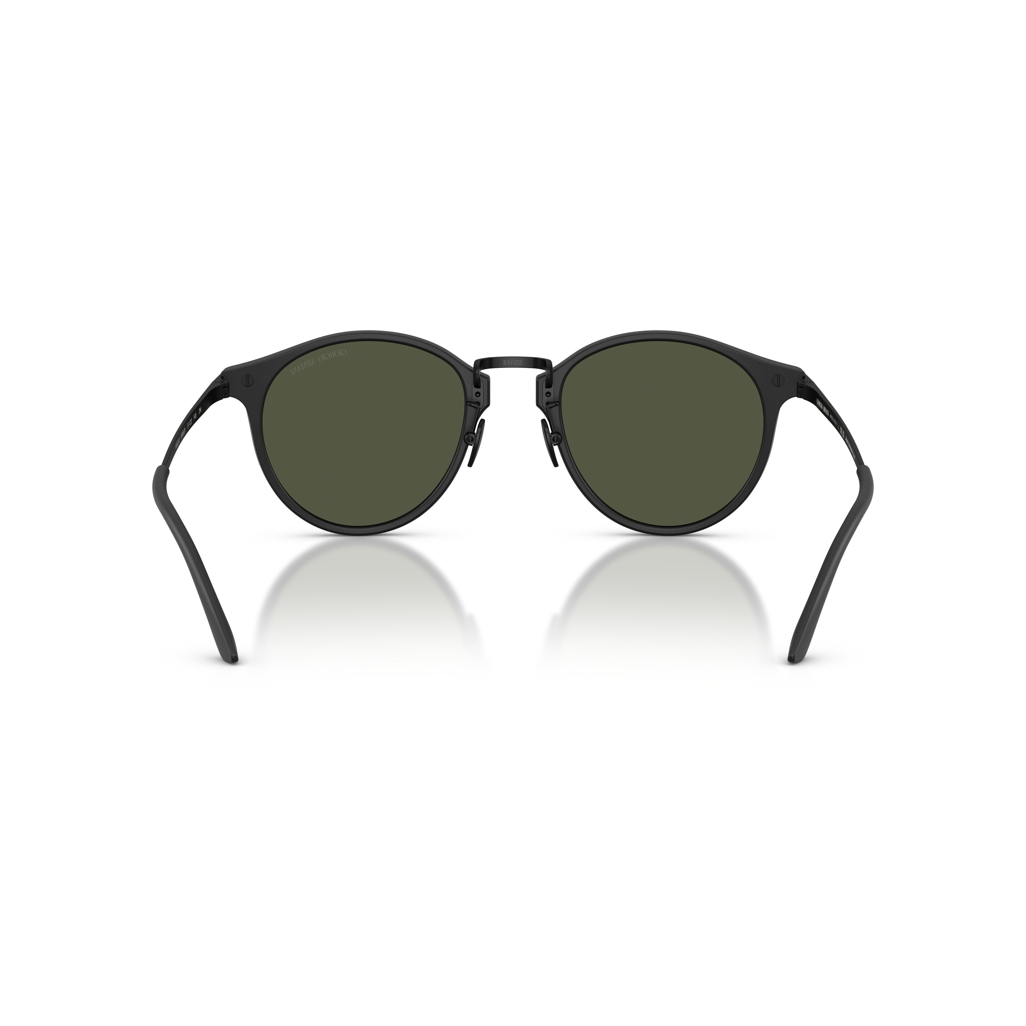 0ar8250 Round Frame Acetate Sunglasses with Thin Bridge