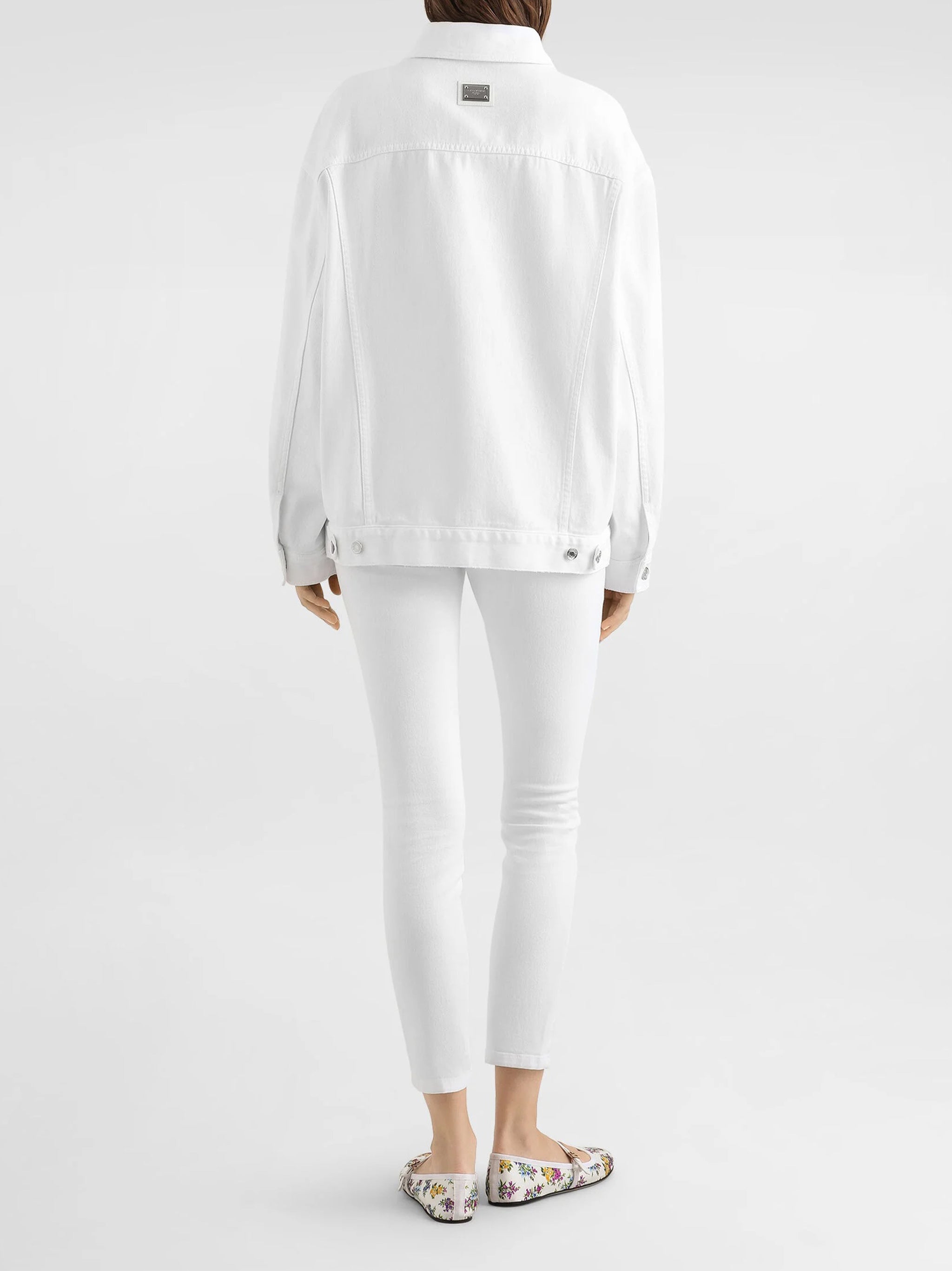 Slim-Fit Cropped Cotton Five-Pocket Pants