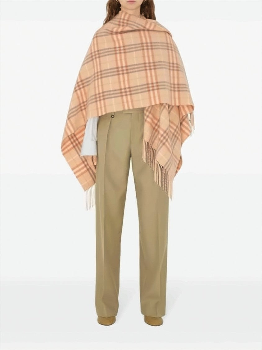 Oversized Wool and Cashmere Blend Scarf
