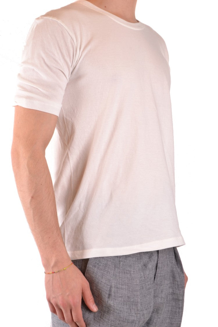 White Crew Neck T-Shirt With Relaxed Fit