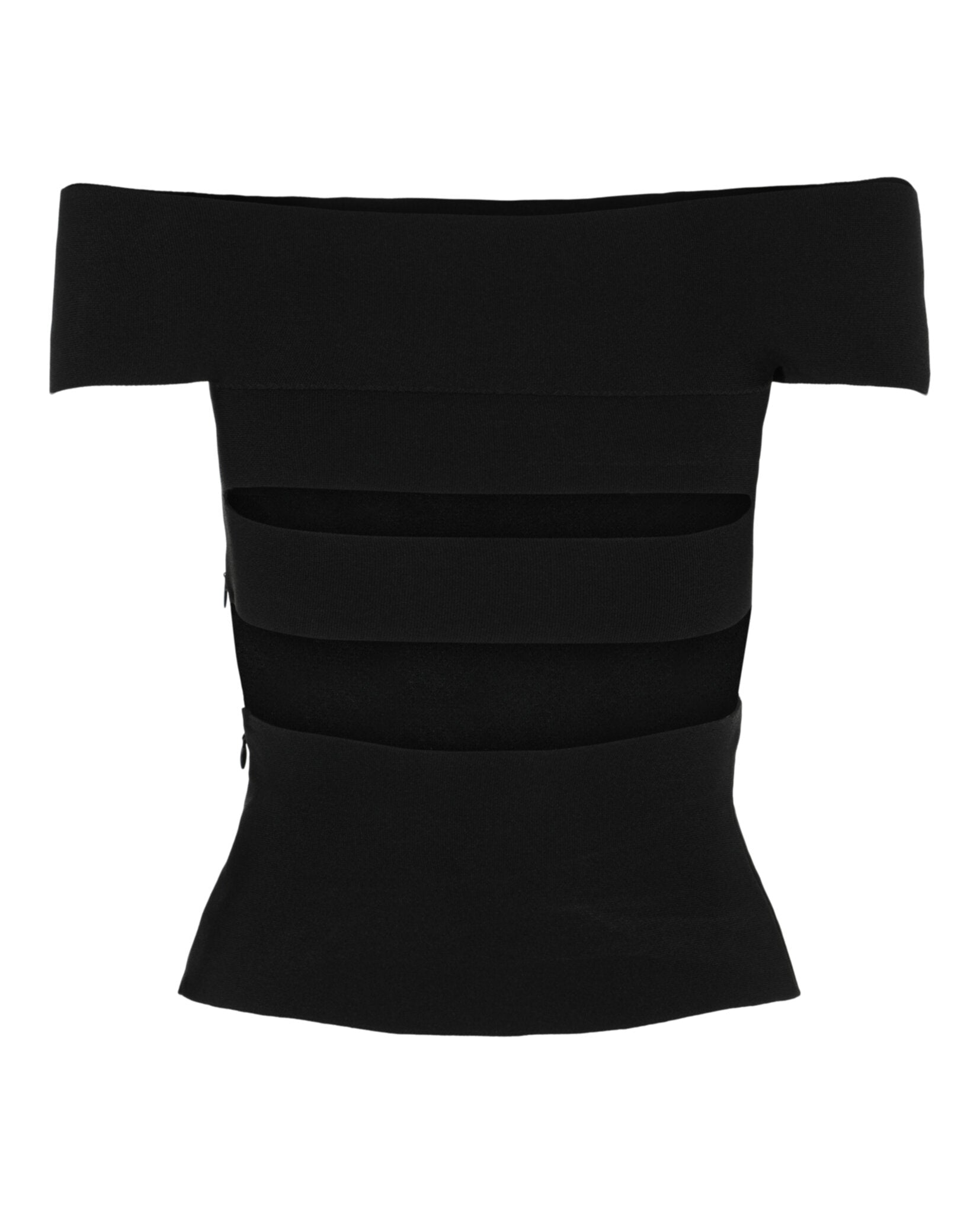 Sliced Off-The-Shoulder Top
