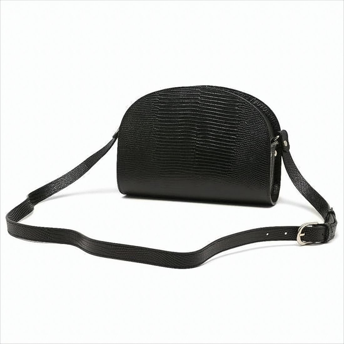 Textured Leather Shoulder Bag