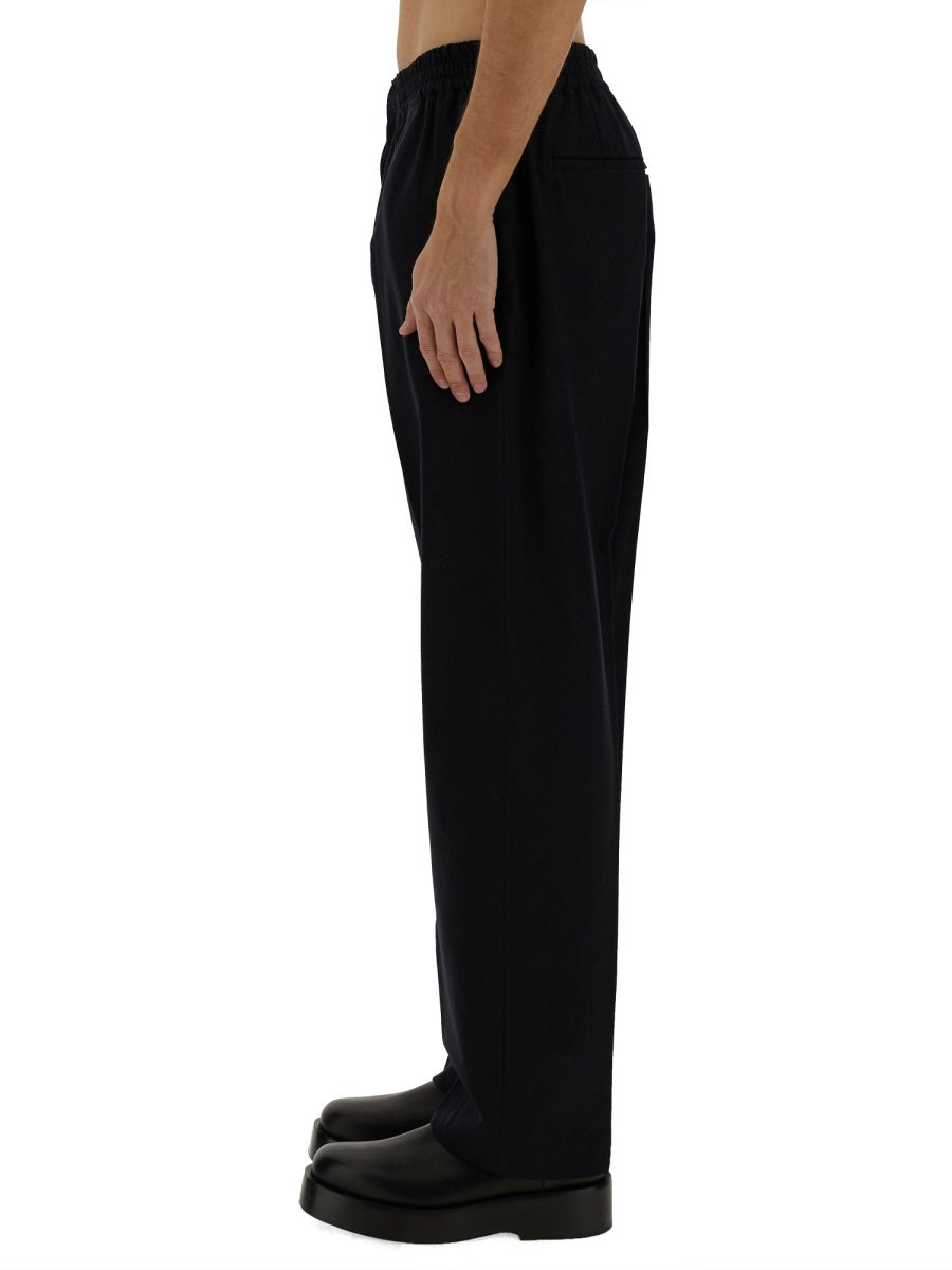 Tailored Wool Pants with Classic Fit