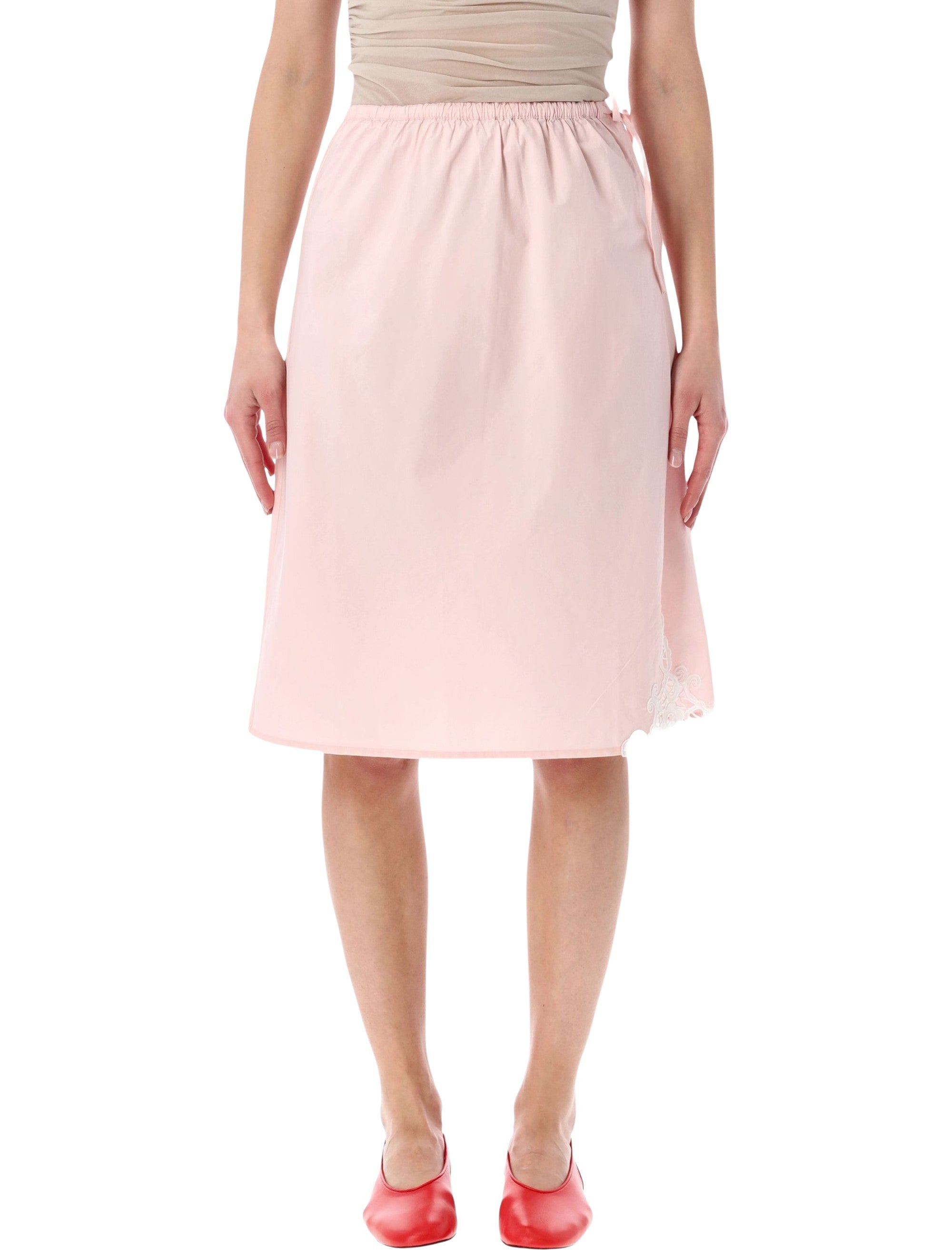 Houna Midi Skirt With Lace Detail