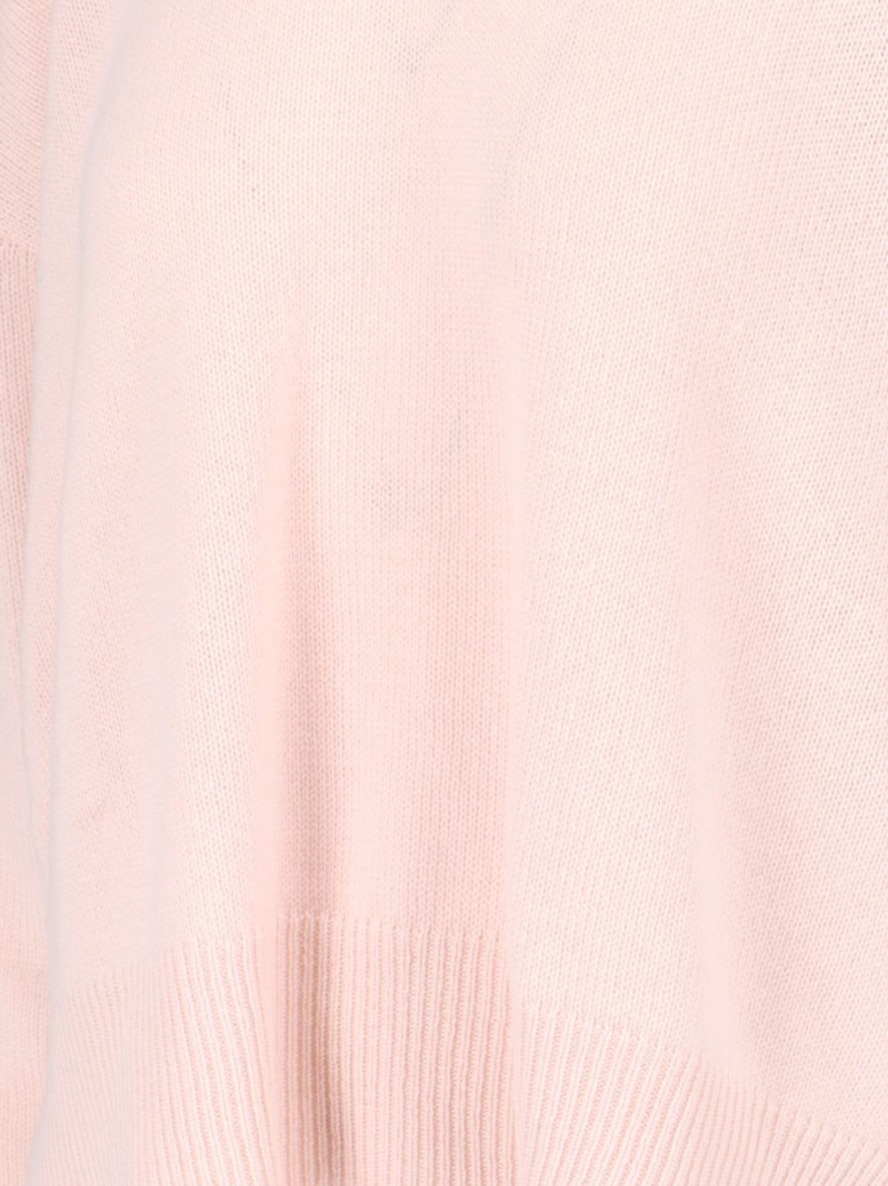 Cashmere Sweater In Pink Knitted Crew Neck