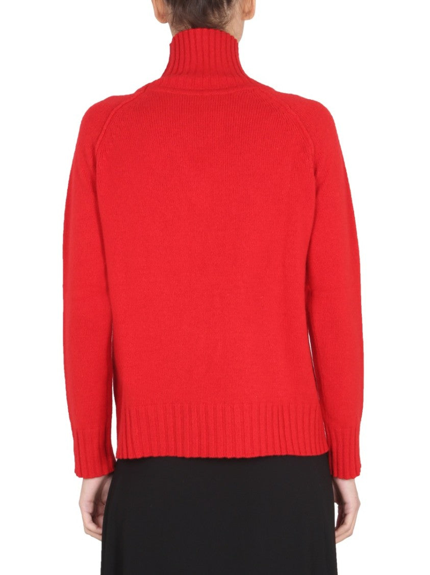Ribbed High Neck Turtleneck Shirt