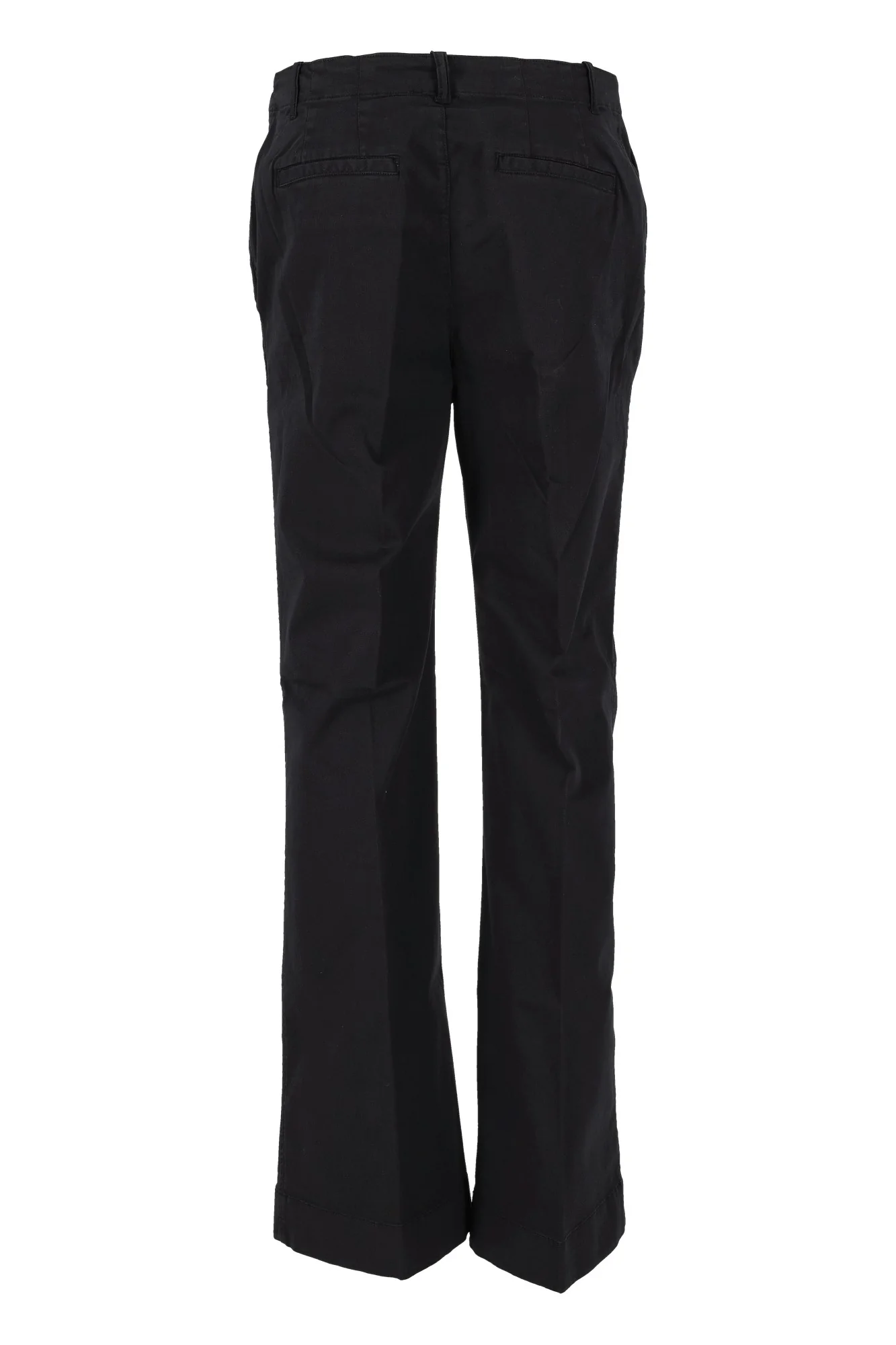 Full-Length Tailored Pants With Flat Front Design