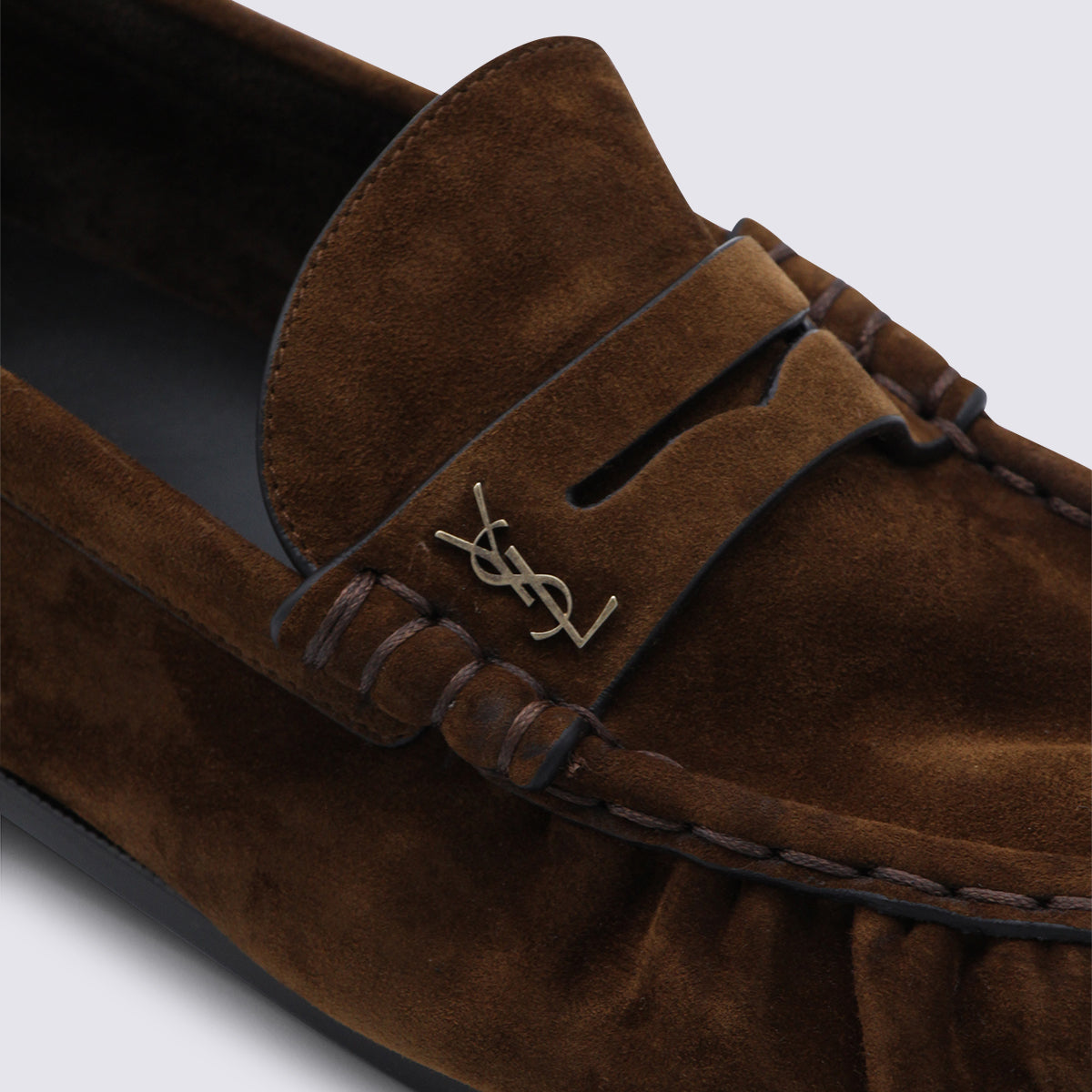 Brown Suede Loafers