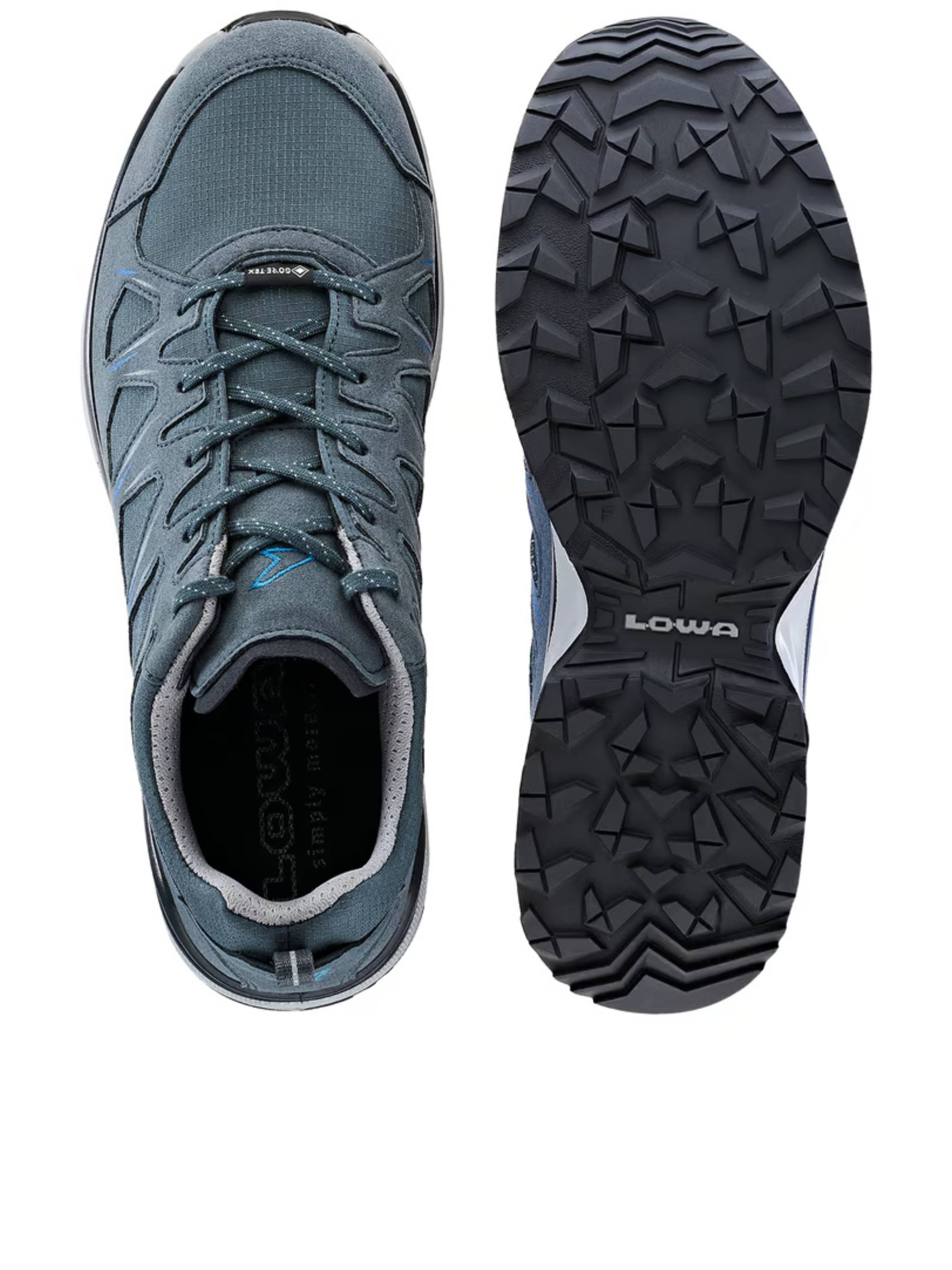Low-Profile Lace-Up Shoes with Breathable Overlays and Textured Sole