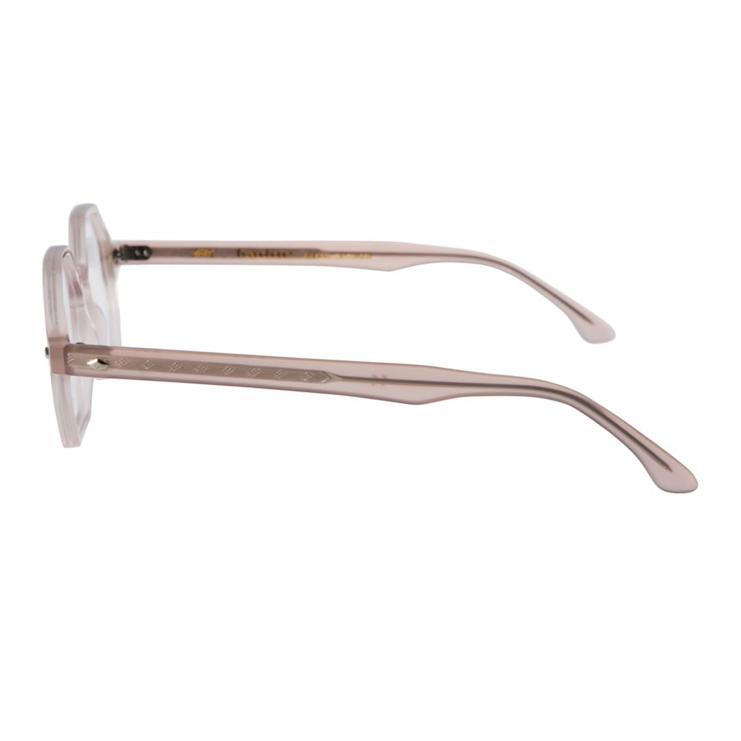 Octagon Translucent Octagonal Sunglasses with Sleek Tapered Temples