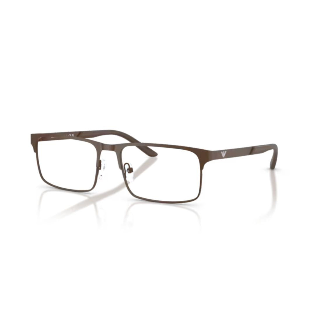 0ea1170 Rectangular Lens Eyeglasses with Matte Metal Frame