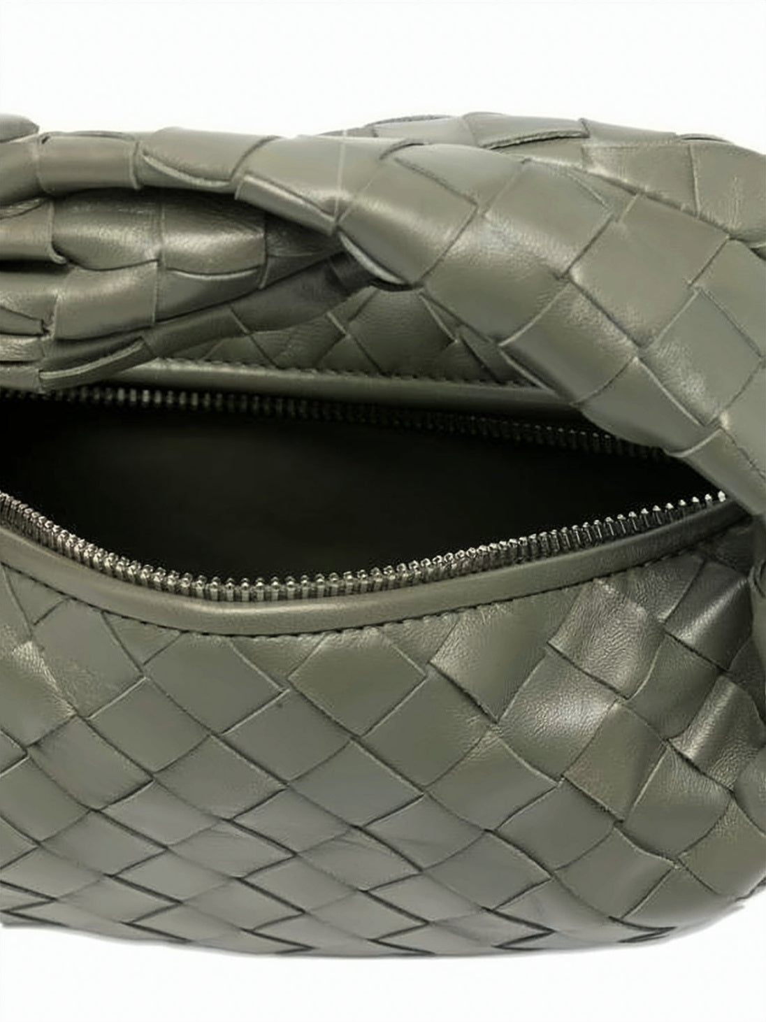 Pink Mini Jodie Woven Lambskin Bag