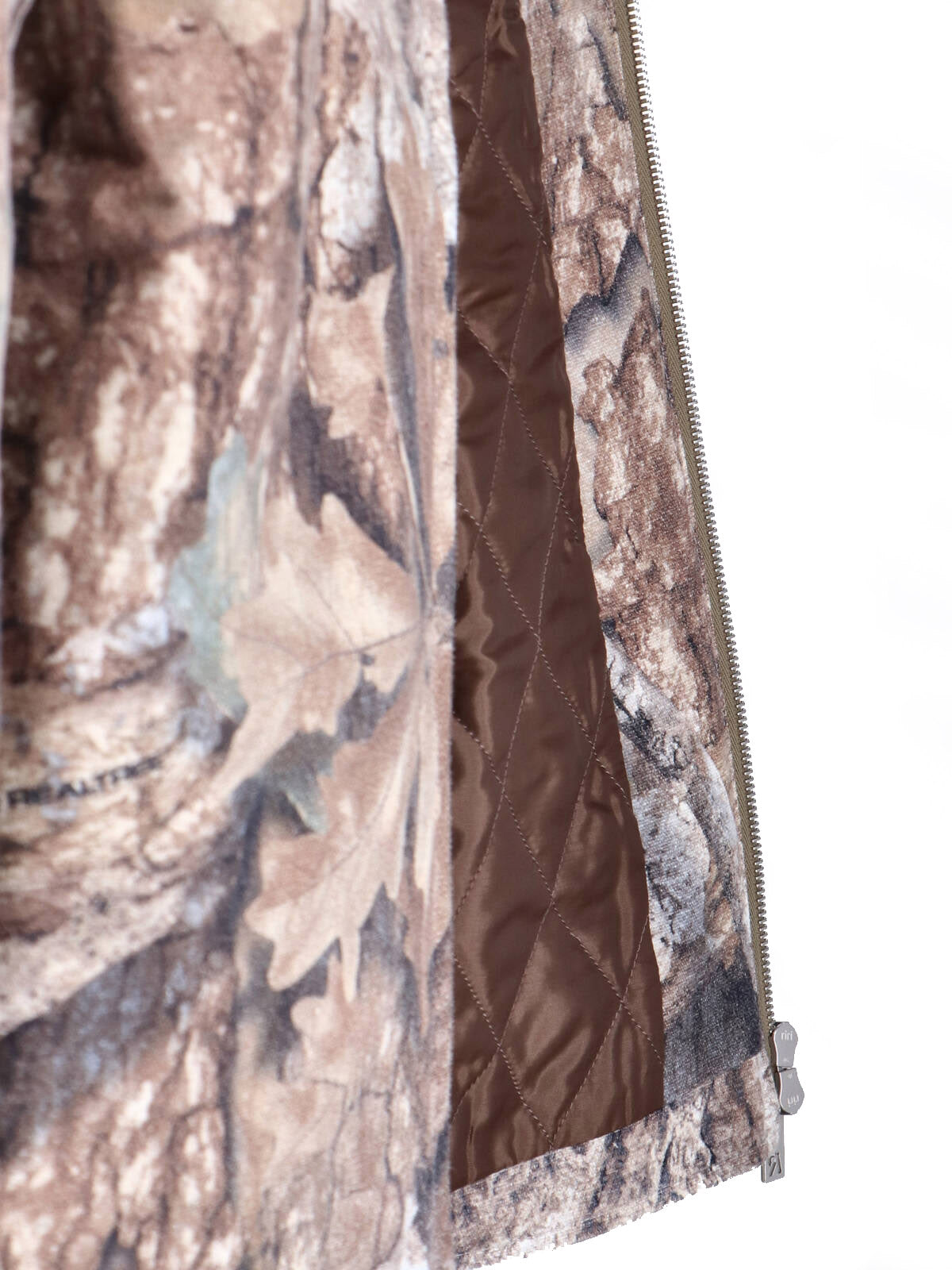Camo Trucker Jacket with Corduroy Collar