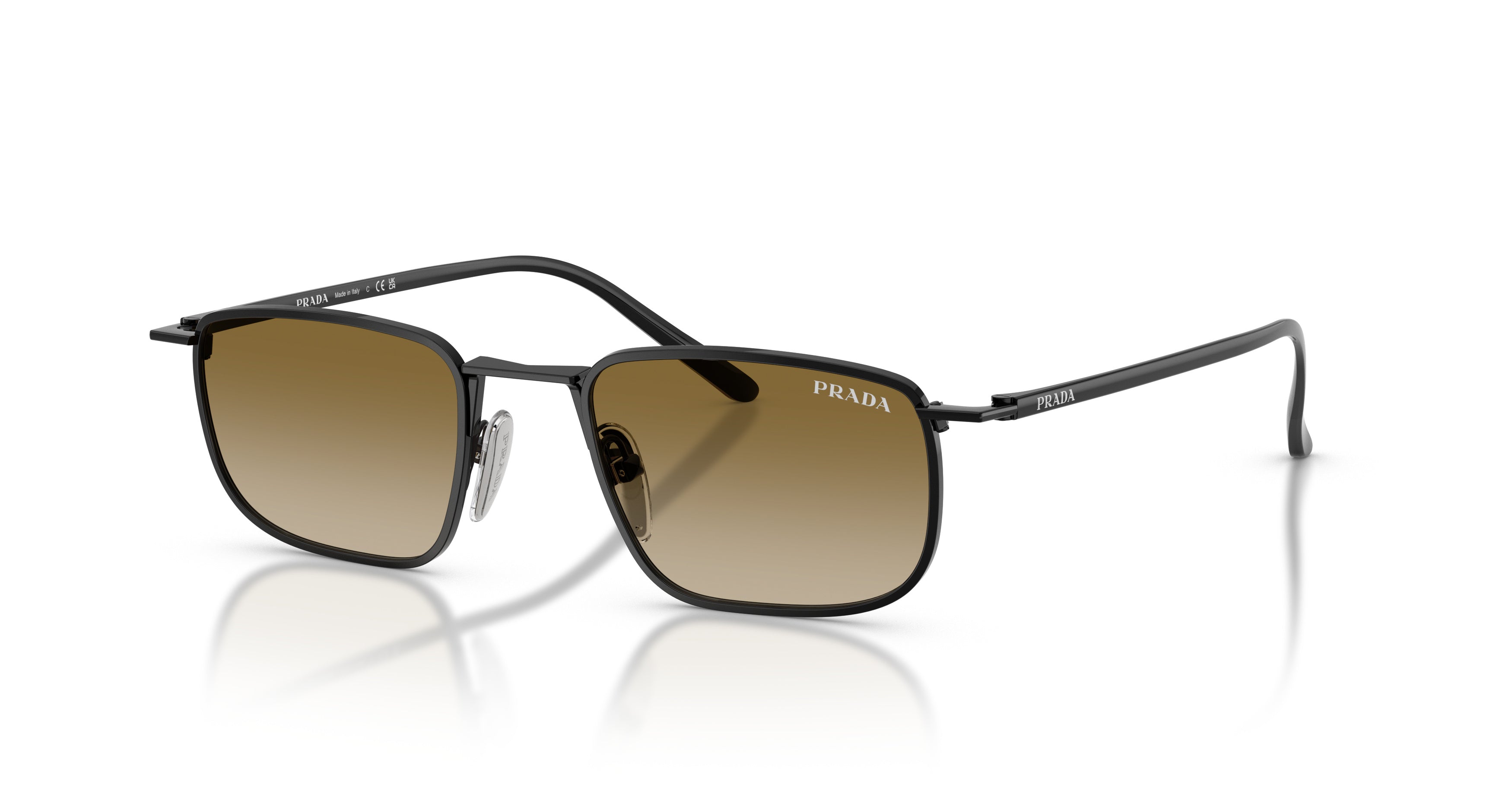 0pr D52s Square Metal Frame Sunglasses