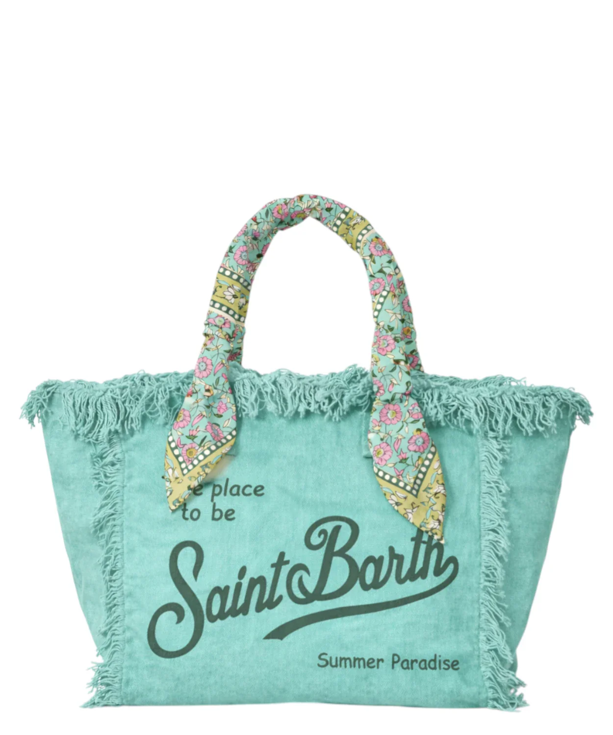 Spacious Textured Tote Bag with Fringed Edges