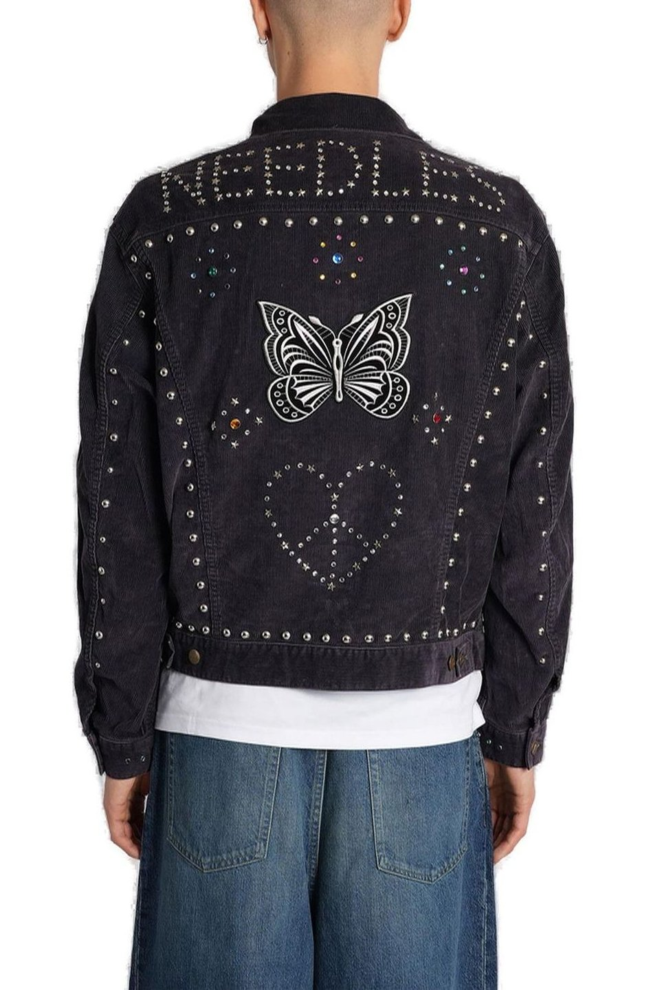 Studded Black Casual Jacket