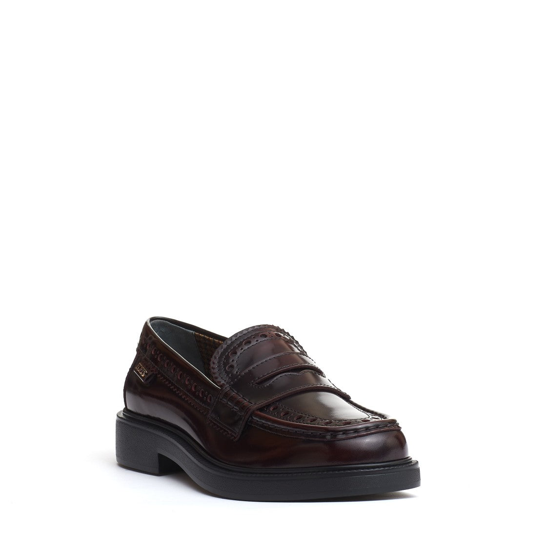 Burgundy Leather Moccasin