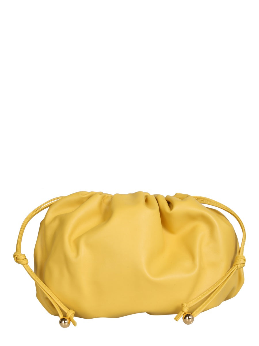 Medium Leather Shoulder Bag with Removable Double Handle