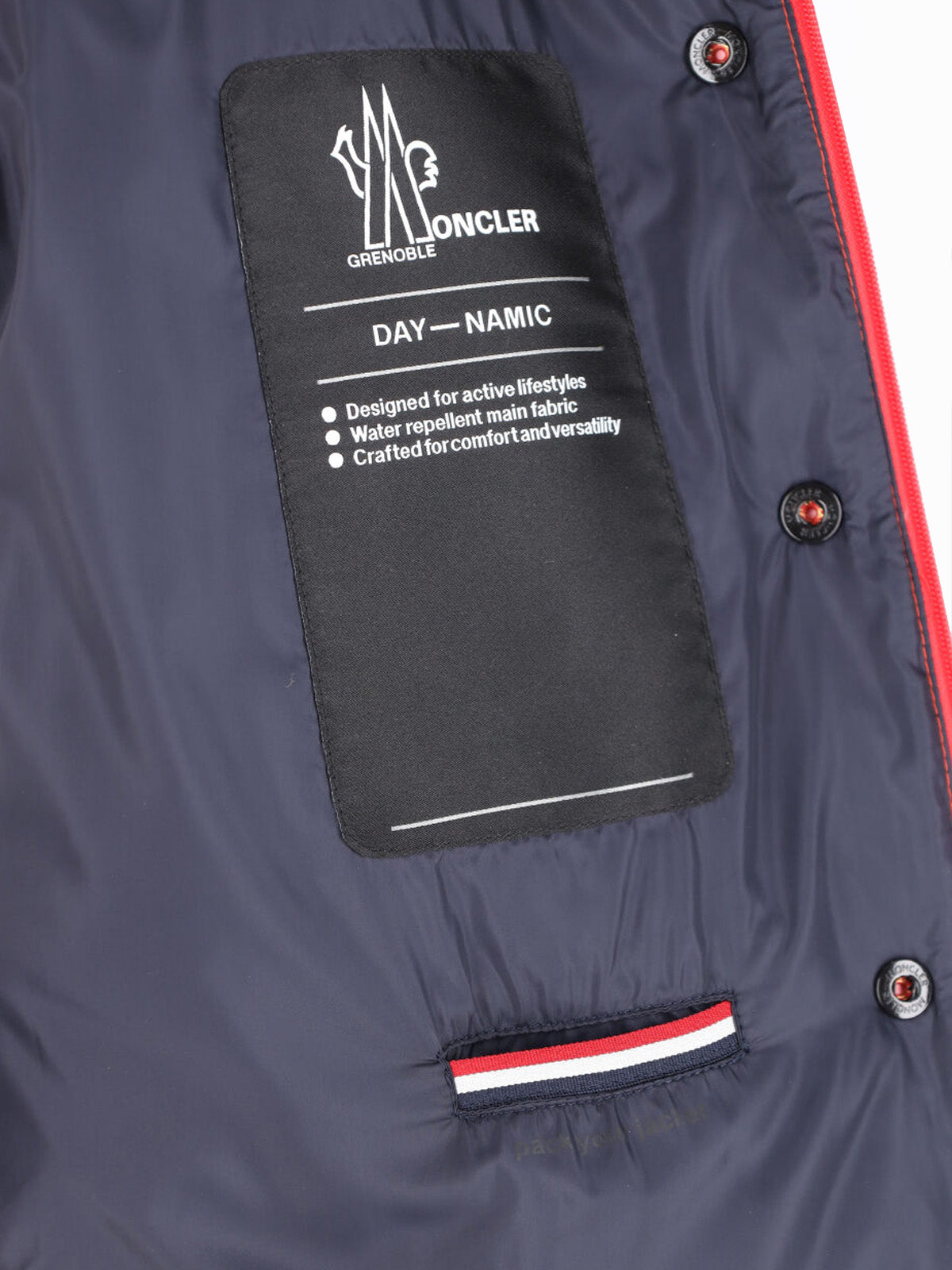 Red Uychi Padded High Collar Vest