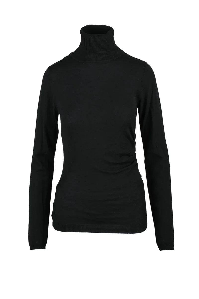 Twisted Turtleneck Knit - Black