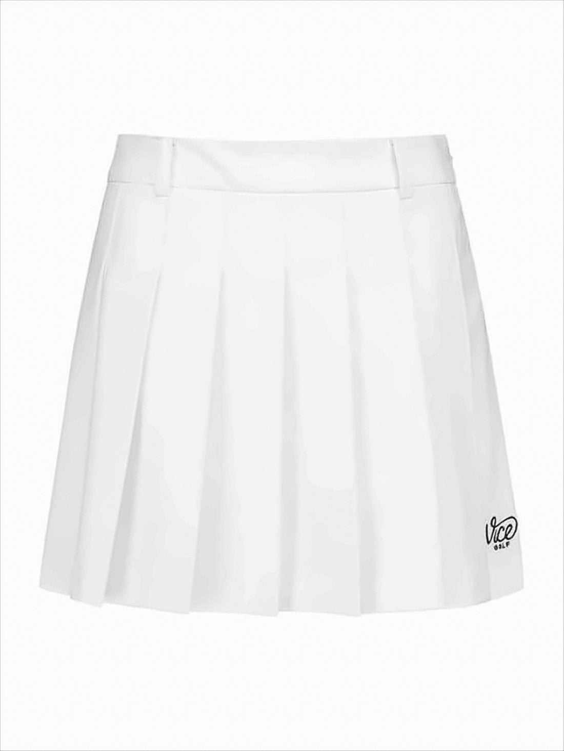 Pleated Mini Skirt with Structured Silhouette