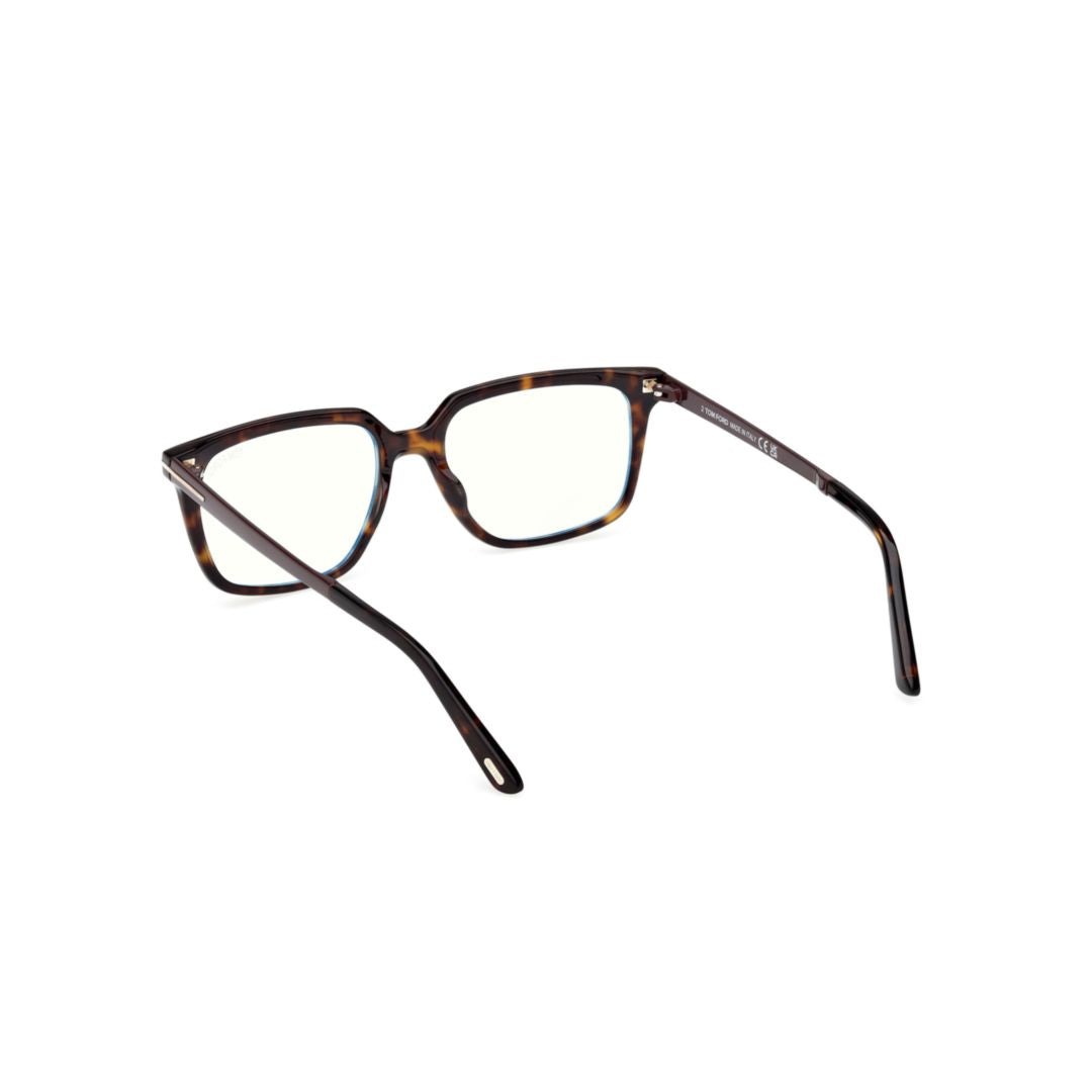 Ft6039-B Rectangular Tortoiseshell Acetate Sunglasses