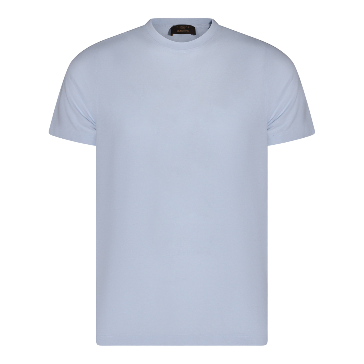 Minimalist Short-Sleeve T-Shirt in Solid Blue