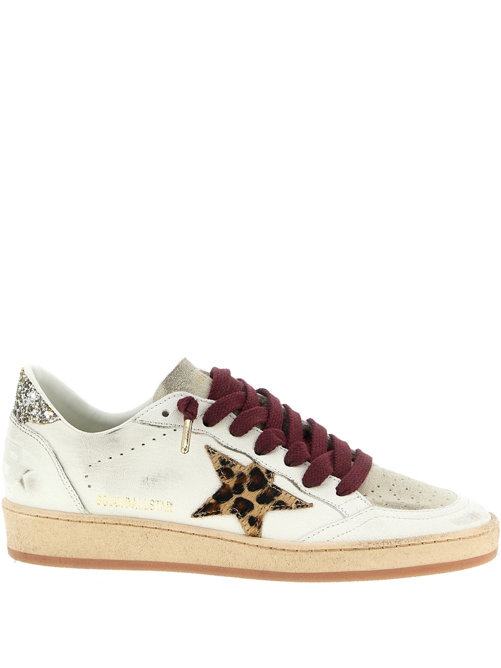 Low-Top Sneakers with Metallic Silk