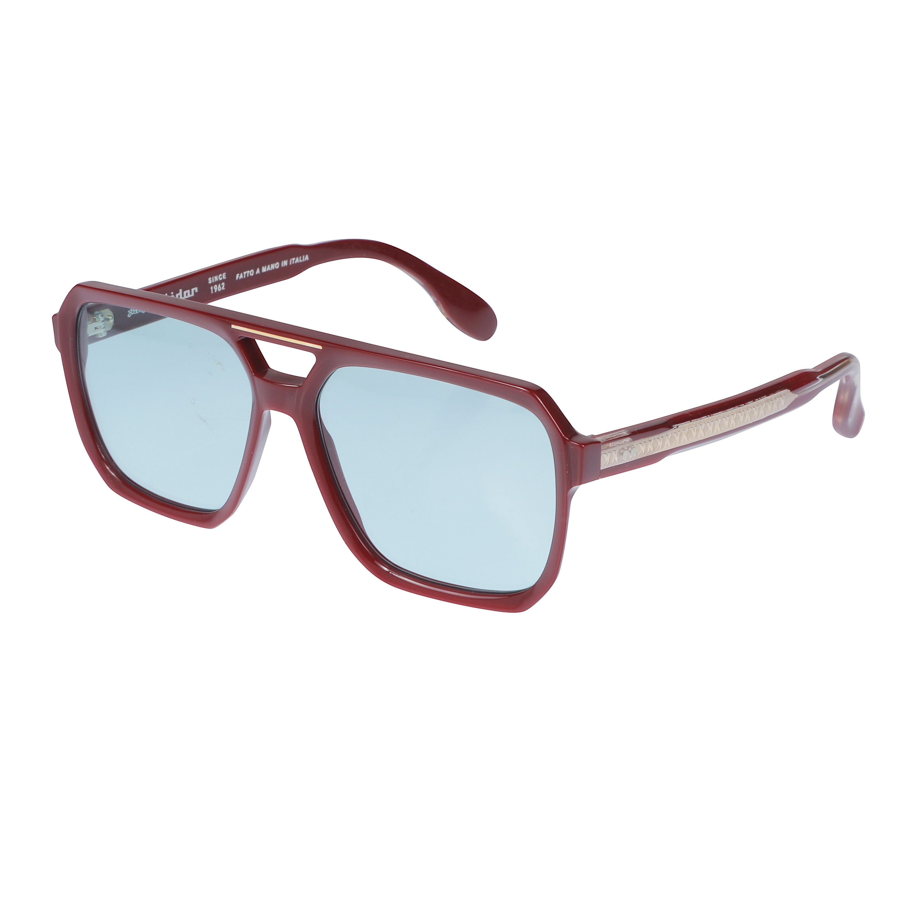 Big 1-58 Oversized Square Sunglasses in Deep Burgundy