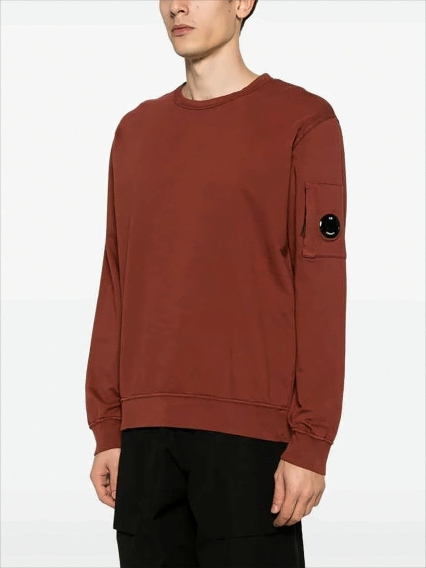 Relaxed Fit Long Sleeve T-Shirt with Lens Detail