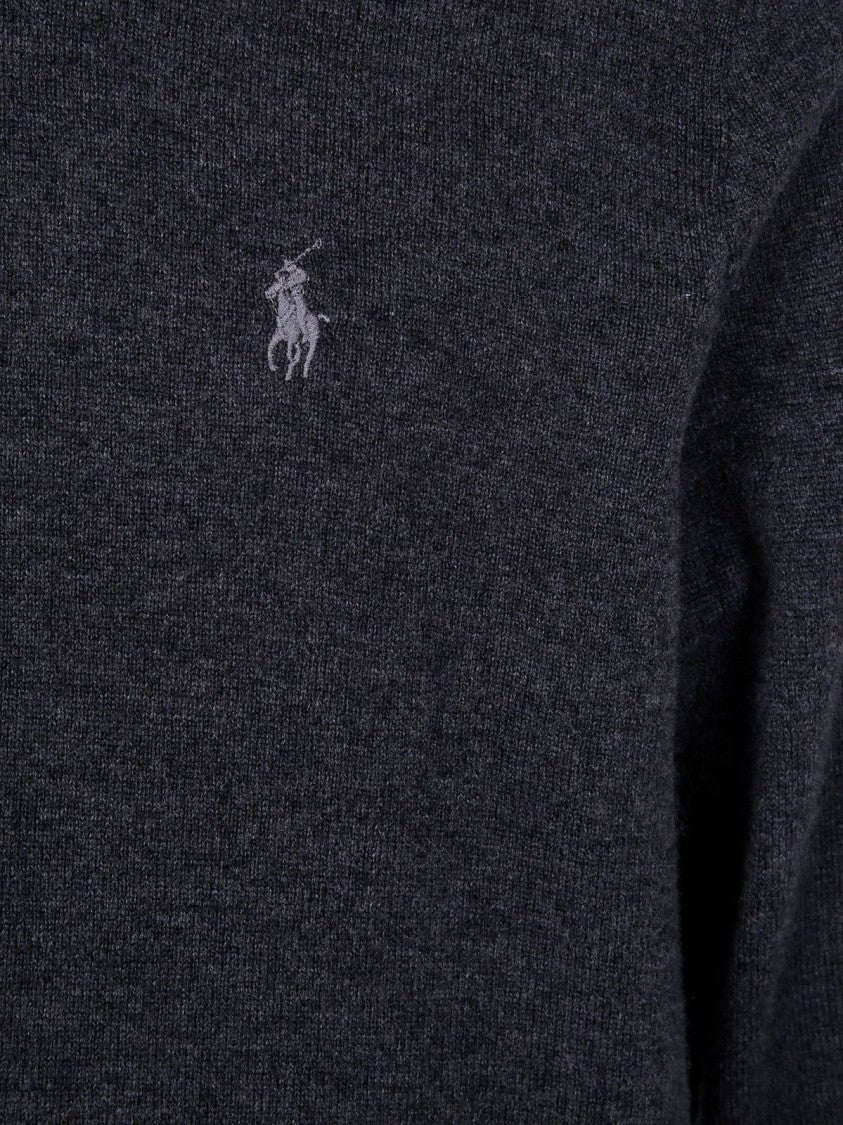 Logo Wool Sweater – Grey