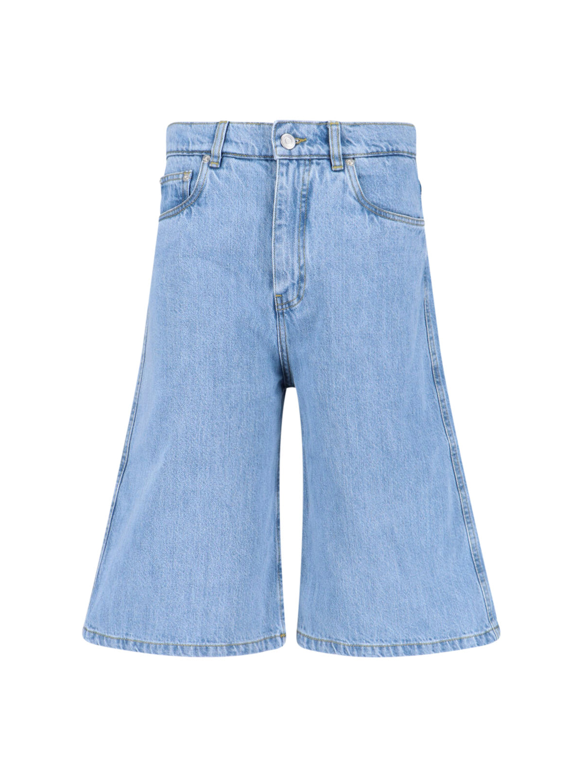 Denim Shorts In Light Blue Cotton
