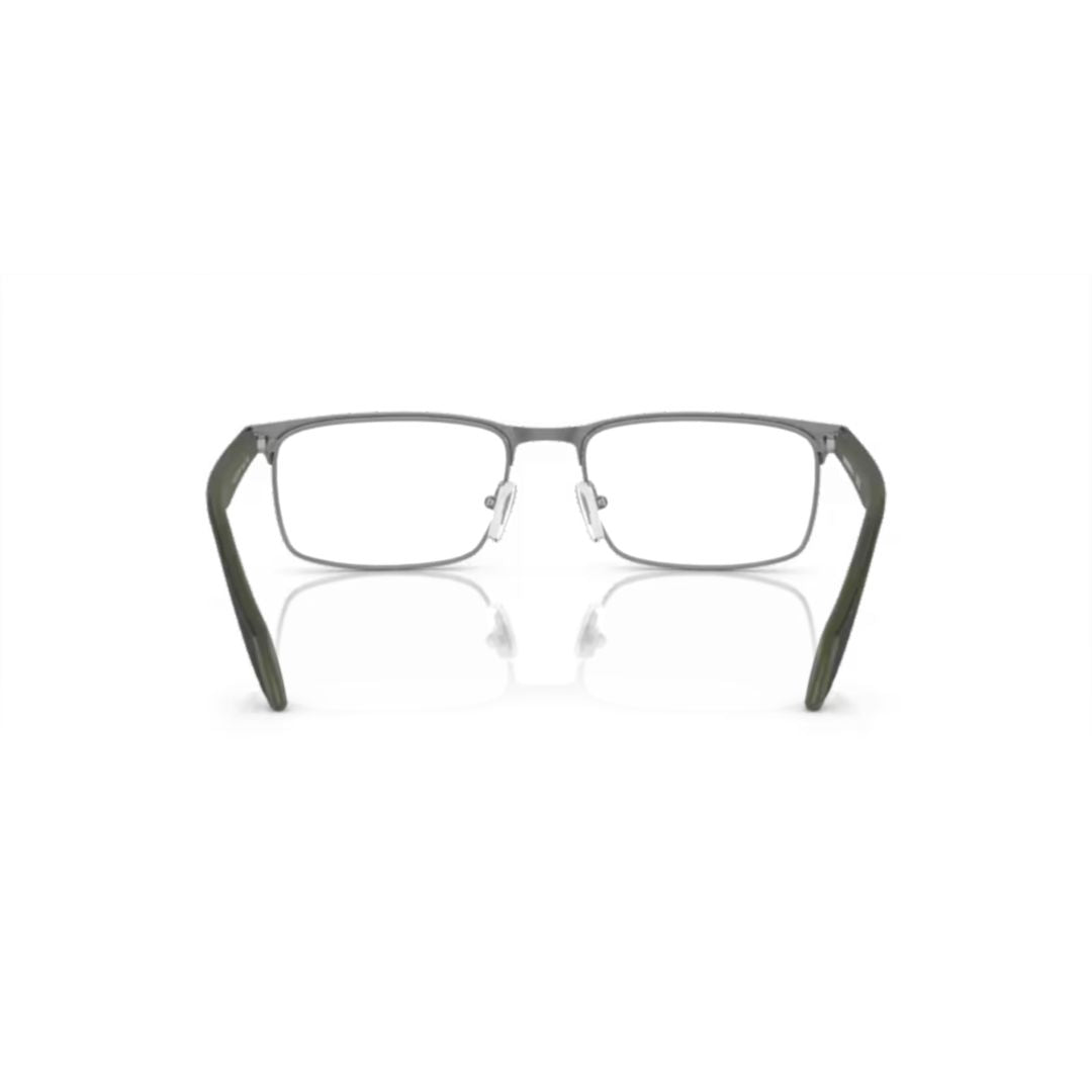0ea1149 Rectangular Grey Eyeglasses with Matte Metal Frame