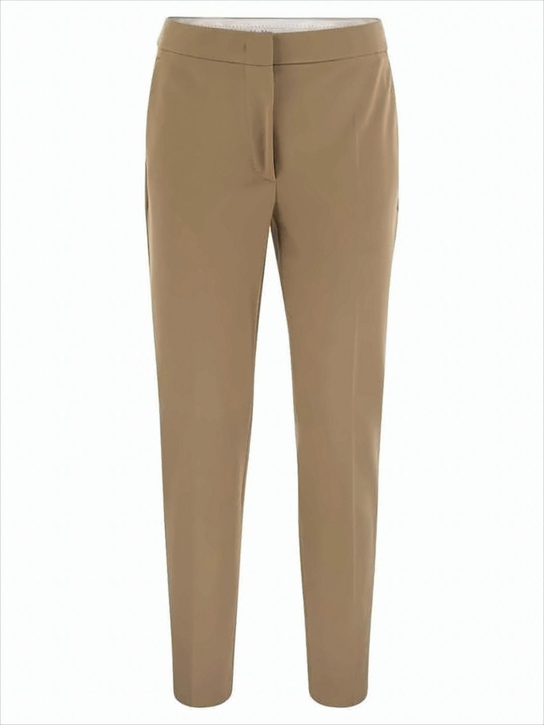 Slim Tapered Suit Pants with Minimal Detailing