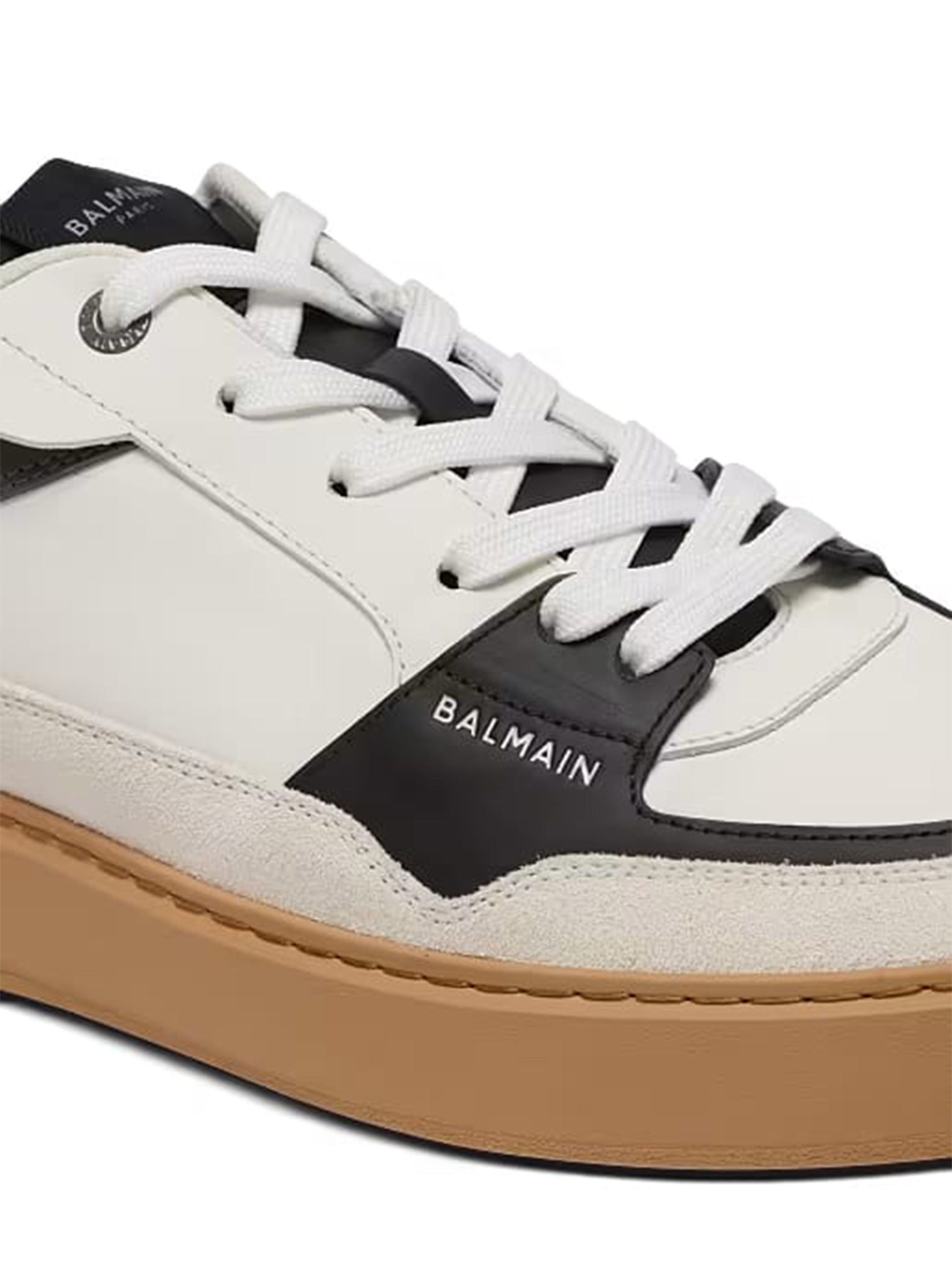 Tan Low Top B-Court Leather Sneakers