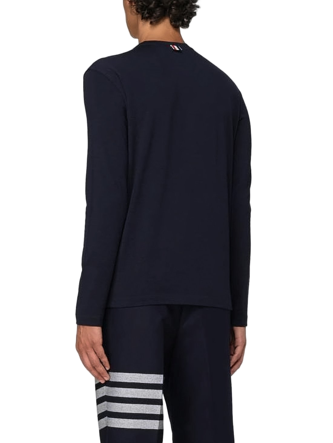 Minimalist Navy Knit Sweater