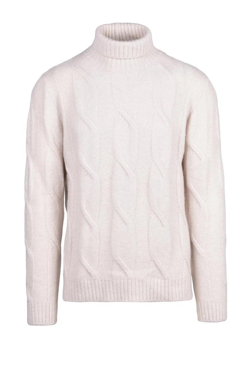 Cashmere Silk Crewneck Sweater - White