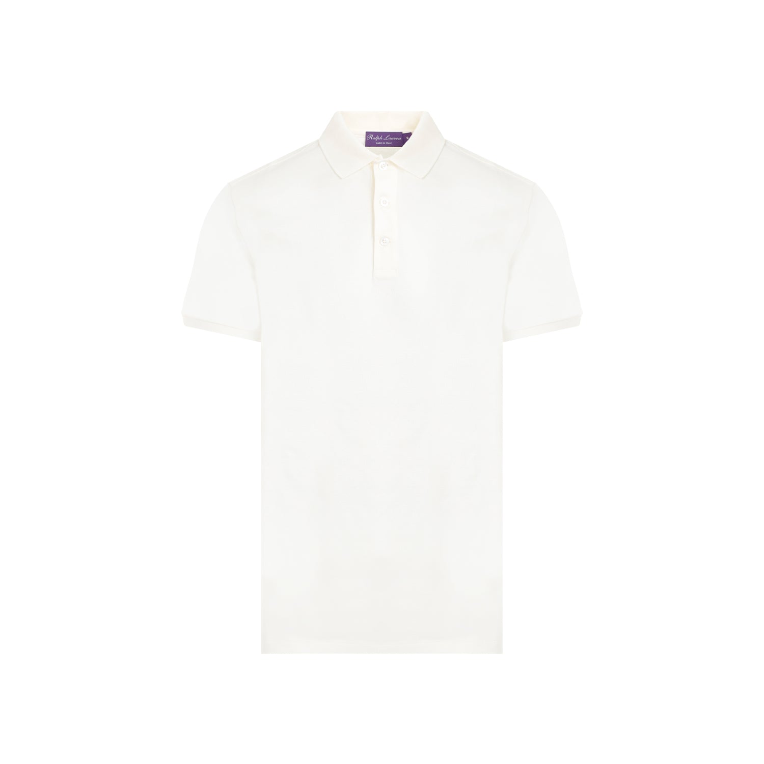 Short Sleeve Cream Cotton Polo