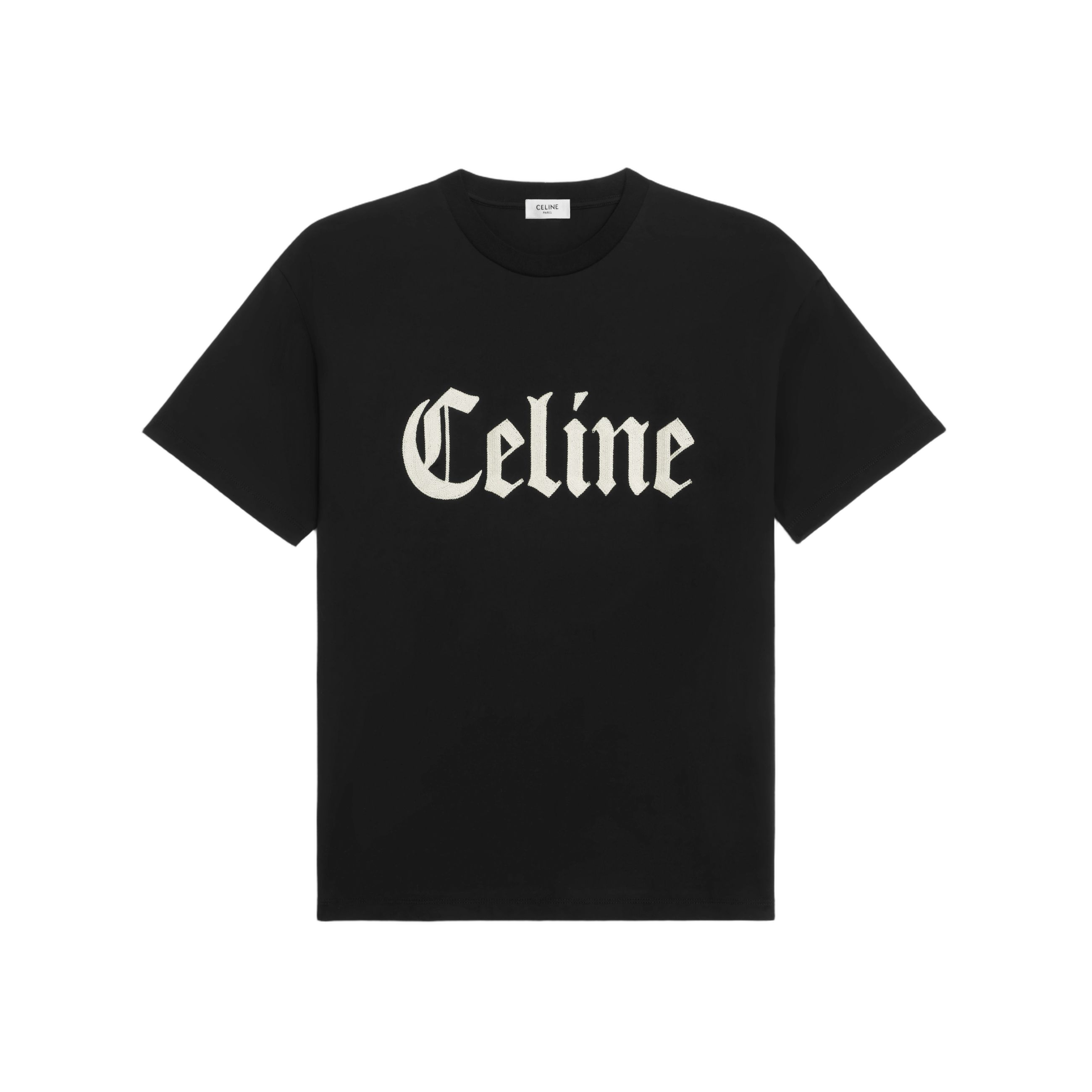 Black Gothic Logo Short-Sleeve T-Shirt