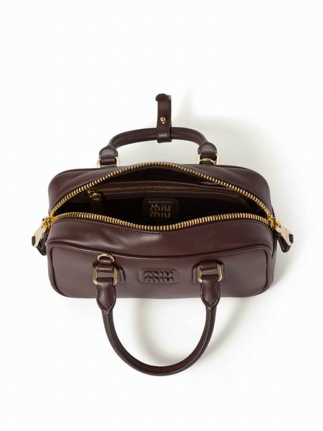 Compact Rectangular Crossbody Bag in Smooth Calf Leather