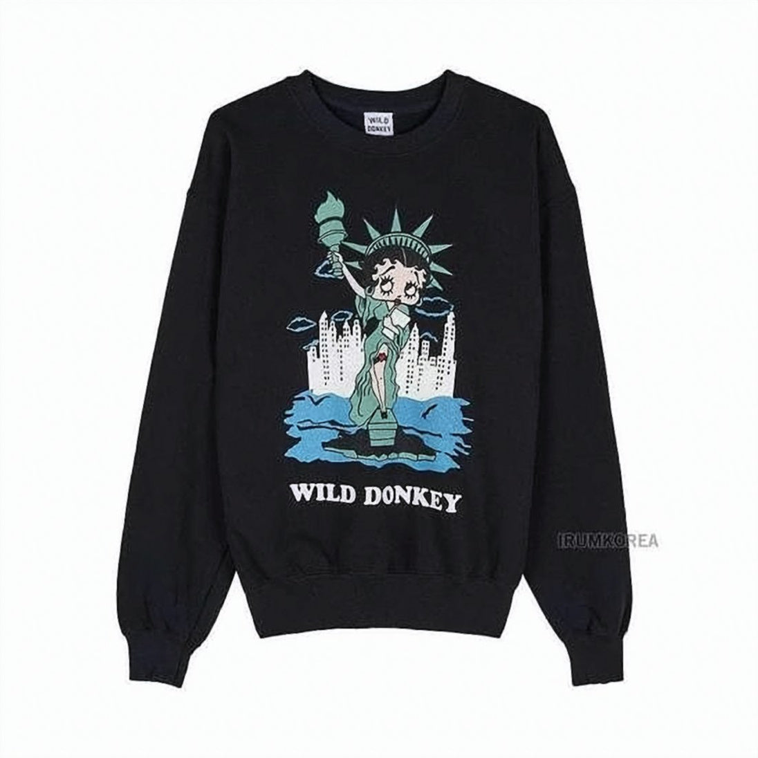 Long-Sleeved Graphic Print Sweatshirt